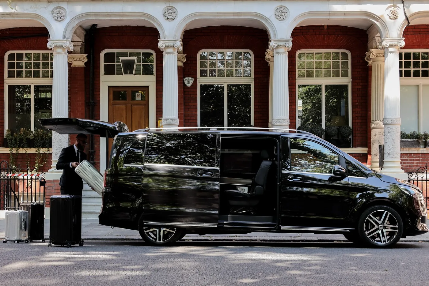 Crew minibus transport at Three Mills Studios
